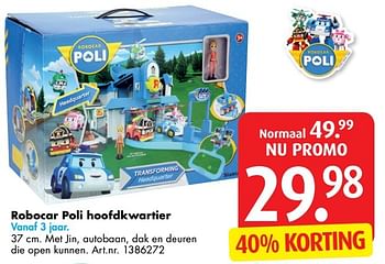 Promoties Robocar poli hoofdkwartier - Huismerk - Bart Smit - Geldig van 03/01/2017 tot 31/01/2017 bij Bart Smit