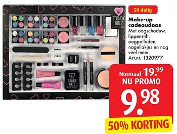 Promoties Make up cadeaudoos - 4 Trendy Girlz - Geldig van 03/01/2017 tot 31/01/2017 bij Bart Smit