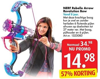 Nerf rebelle arrow - Promotie bij Bart Smit