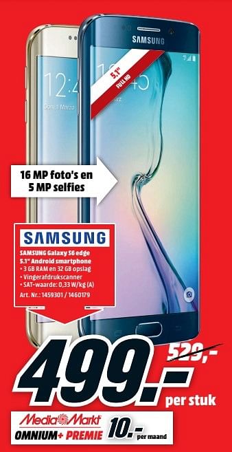 samsung s6 edge media markt