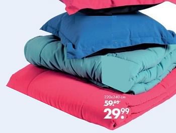 Promoties Peach textiel quilt - Huismerk - Casa - Geldig van 02/01/2017 tot 29/01/2017 bij Casa