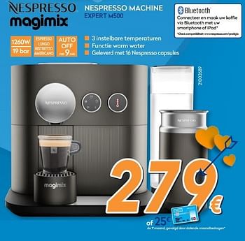 Magimix Magimix nespresso expert - Promotie bij Krefel