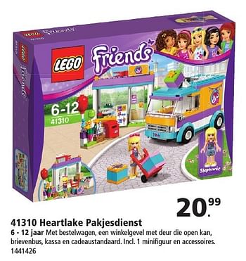 Promoties Heartlake pakjesdienst - Lego - Geldig van 30/01/2017 tot 19/02/2017 bij Intertoys