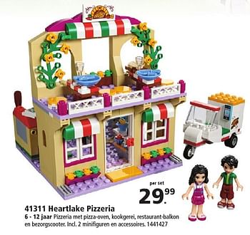 Promoties Heartlake pizzeria - Lego - Geldig van 30/01/2017 tot 19/02/2017 bij Intertoys