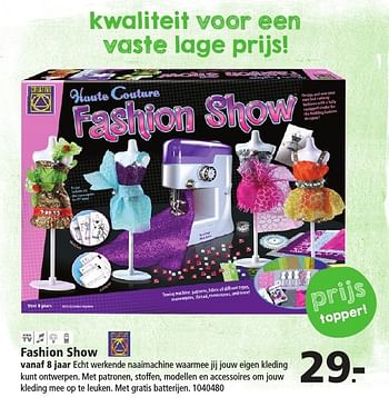 Promoties Fashion show - Creative - Geldig van 30/01/2017 tot 19/02/2017 bij Intertoys