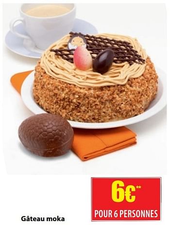 Produit Maison Carrefour Gateau Moka En Promotion Chez Carrefour Market