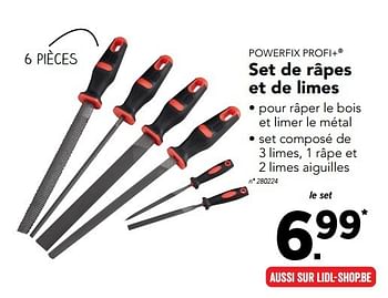 PARKSIDE® Set de limes et de râpes