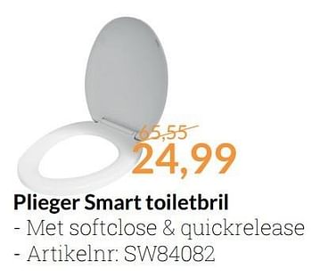 Promoties Plieger smart toiletbril - Plieger - Geldig van 01/03/2017 tot 31/03/2017 bij Sanitairwinkel