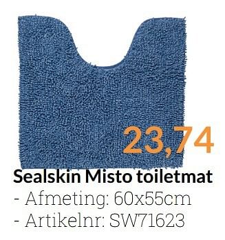 Promoties Sealskin misto toiletmat - Sealskin - Geldig van 01/03/2017 tot 31/03/2017 bij Sanitairwinkel