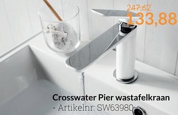 Promoties Crosswater pier wastafelkraan - Crosswater - Geldig van 01/03/2017 tot 31/03/2017 bij Sanitairwinkel