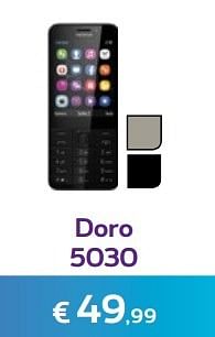 Promotions Doro 5030 - Doro - Valide de 01/03/2017 à 02/04/2017 chez Proximus