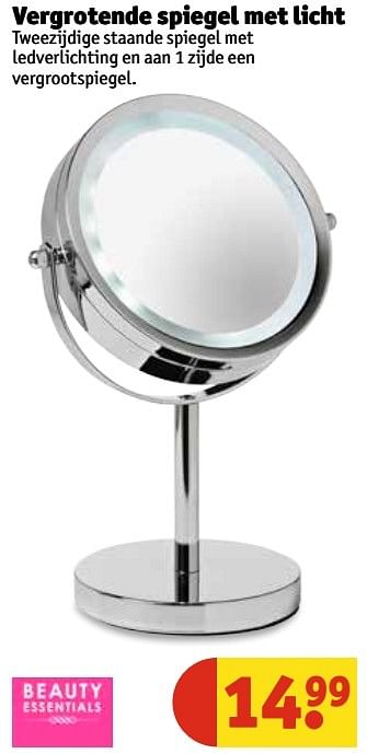 mesh Broek vitamine Huismerk - Kruidvat Vergrotende spiegel met licht - Promotie bij Kruidvat