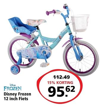 Promoties Disney frozen 12 inch fiets - Disney - Geldig van 06/03/2017 tot 19/03/2017 bij Bart Smit