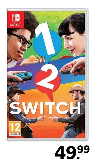 Promoties 1 2 switch - Nintendo - Geldig van 06/03/2017 tot 19/03/2017 bij Bart Smit