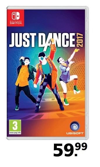 Promoties Just dance 2017 - Ubisoft - Geldig van 06/03/2017 tot 19/03/2017 bij Bart Smit