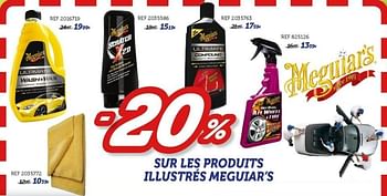 Promotions -20% sur les produits illustrés meguiar`s - meguiar's - Valide de 20/03/2017 à 11/04/2017 chez Auto 5