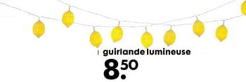 Promotions Guirlande lumineuse - Produit maison - Hema - Valide de 08/03/2017 à 21/03/2017 chez Hema