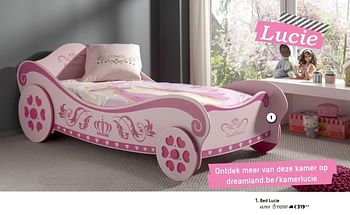 Promoties Bed lucie - Huismerk - Dreamland - Geldig van 15/03/2017 tot 15/03/2018 bij Dreamland