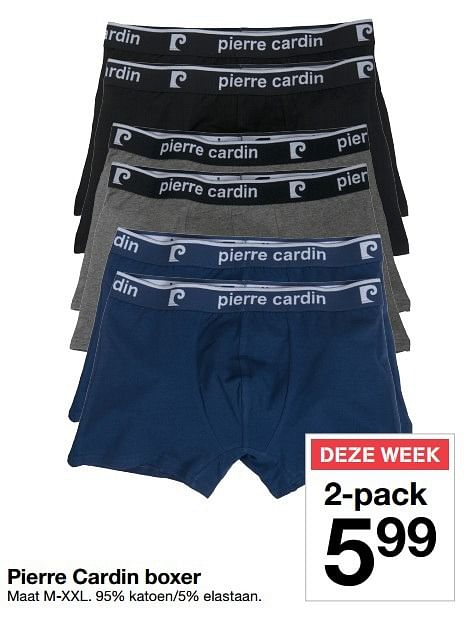 Pierre cardin boxershorts zeeman new arrivals