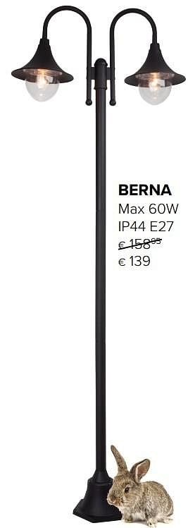 Promoties Berna max 60w ip44 e27 - Brilliant - Geldig van 24/03/2017 tot 17/04/2017 bij Euro Shop