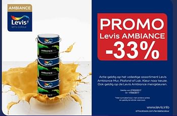 Promoties -33% levis ambiance - Levis - Geldig van 24/03/2017 tot 17/04/2017 bij Euro Shop