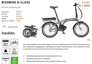Promoties Bizobike a-class - Bizobike - Geldig van 01/02/2017 tot 31/03/2017 bij Fiets