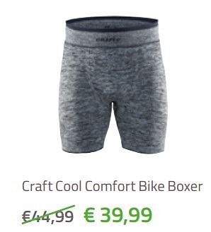 Promoties Craft cool comfort bike boxer - CRAFT - Geldig van 01/02/2017 tot 31/03/2017 bij Fiets