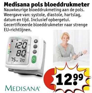Contour Schoolonderwijs Derde Medisana Medisana pols bloeddrukmeter - Promotie bij Kruidvat