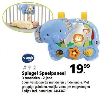 Promoties Spiegel speelpaneel - Vtech - Geldig van 20/03/2017 tot 02/04/2017 bij Bart Smit