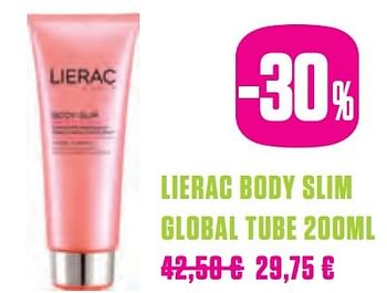 Promotions Lierac body slim global tube - Lierac - Valide de 06/03/2017 à 20/06/2017 chez Medi-Market