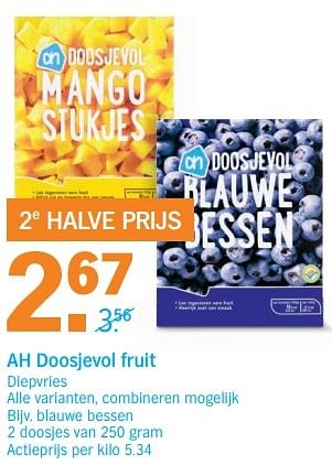 Albert Heijn Promotie Ah Doosjevol Fruit Huismerk Albert Heijn Diepvries Geldig Tot 02 04 17 Promobutler