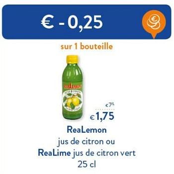 JUS DE CITRON - Realemon