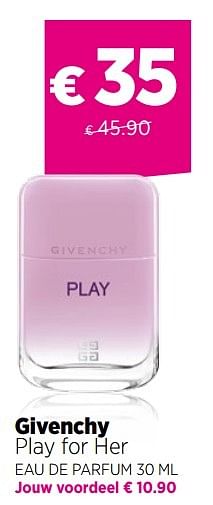 givenchy play for her eau de parfum