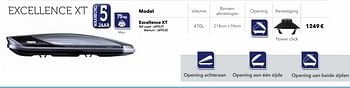 Promoties Excellence xt - Thule - Geldig van 01/04/2017 tot 31/03/2018 bij Auto 5