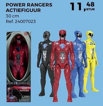 Promoties Power rangers actiefiguur - Power Rangers - Geldig van 04/04/2017 tot 02/05/2017 bij Supra Bazar