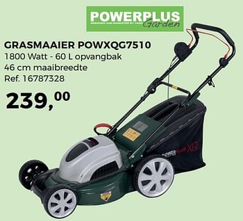 Promotions Powerplus grasmaaier powxqg7510 - Powerplus - Valide de 04/04/2017 à 02/05/2017 chez Supra Bazar
