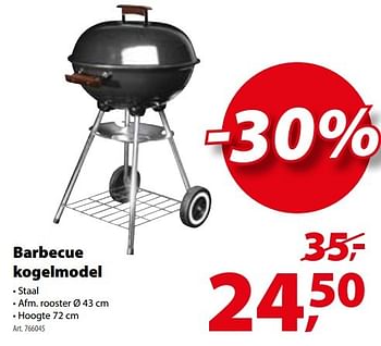 Promoties Barbecue kogelmodel - Huismerk - Gamma - Geldig van 12/04/2017 tot 24/04/2017 bij Gamma
