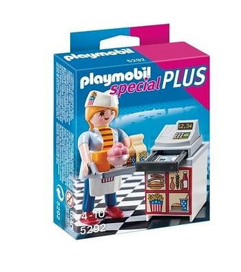 Promoties Serveester met kassa - Playmobil - Geldig van 02/10/2017 tot 26/11/2017 bij Maxi Toys