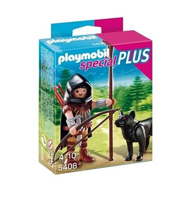 Promoties Special Plus - Krijger met wolf - Playmobil - Geldig van 02/10/2017 tot 26/11/2017 bij Maxi Toys