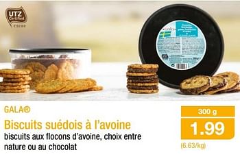 Gala Biscuits Suedois A L Avoine En Promotion Chez Aldi