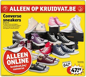 zwaar Knuppel Geelachtig Converse Converse sneakers - Promotie bij Kruidvat
