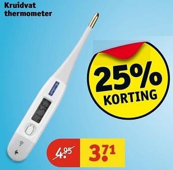 adviseren Appartement Schijnen Huismerk - Kruidvat Kruidvat thermometer - Promotie bij Kruidvat