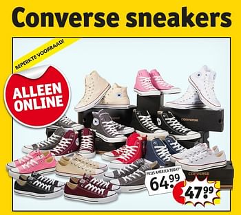 Met opzet catalogus vegetarisch Converse Converse sneaker - Promotie bij Kruidvat