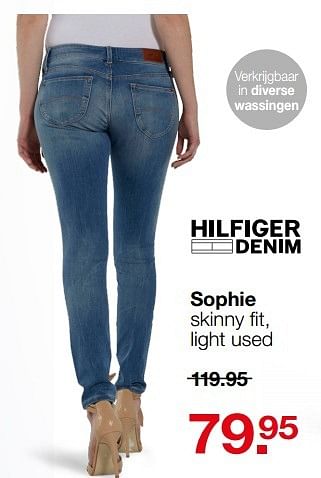 Promoties Sophie skinny fit, light used - HILFIGER DENIM - Geldig van 13/04/2017 tot 07/05/2017 bij Open32