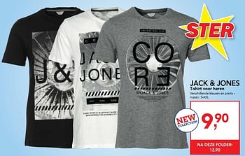 Promotions T-shirt voor heren - Jack & Jones - Valide de 19/04/2017 à 02/05/2017 chez Makro