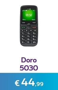 Promotions Doro 5030 - Doro - Valide de 03/04/2017 à 01/05/2017 chez Proximus