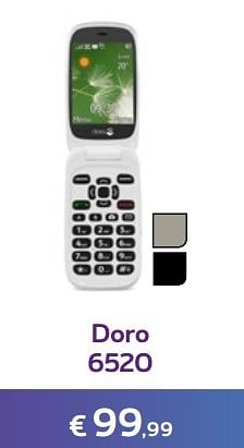 Promotions Doro 6520 - Doro - Valide de 03/04/2017 à 01/05/2017 chez Proximus