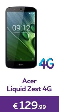 Promotions Acer liquid zest 4g - Acer - Valide de 03/04/2017 à 01/05/2017 chez Proximus