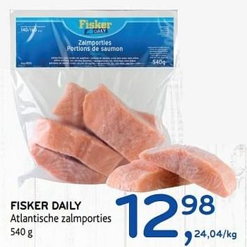 Promotions Fisker daily atlantische zalmporties - Fisker - Valide de 19/04/2017 à 02/05/2017 chez Alvo