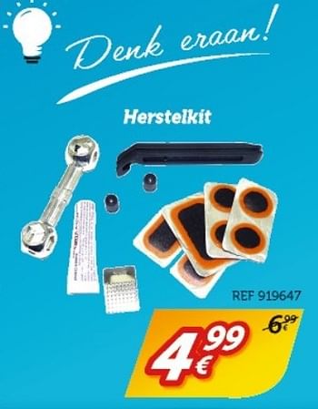 Promoties Herstelkit - Huismerk - Auto 5  - Geldig van 23/04/2017 tot 28/05/2017 bij Auto 5